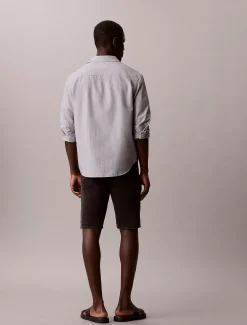 Slim denim korte broek