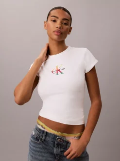 Slim monogram T-shirt - Pride