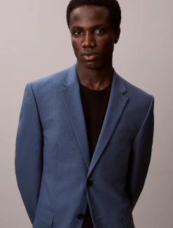 Slim pied-de-poule blazer