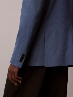 Slim pied-de-poule blazer