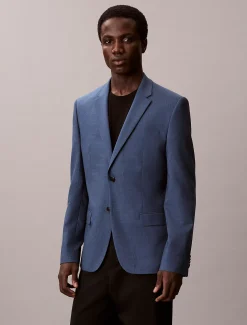 Slim pied-de-poule blazer