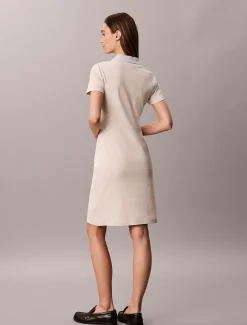 Slim polojurk van ribkatoen