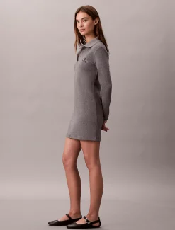 Slim polojurk van ribkatoen