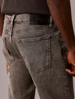 Slim straight jeans