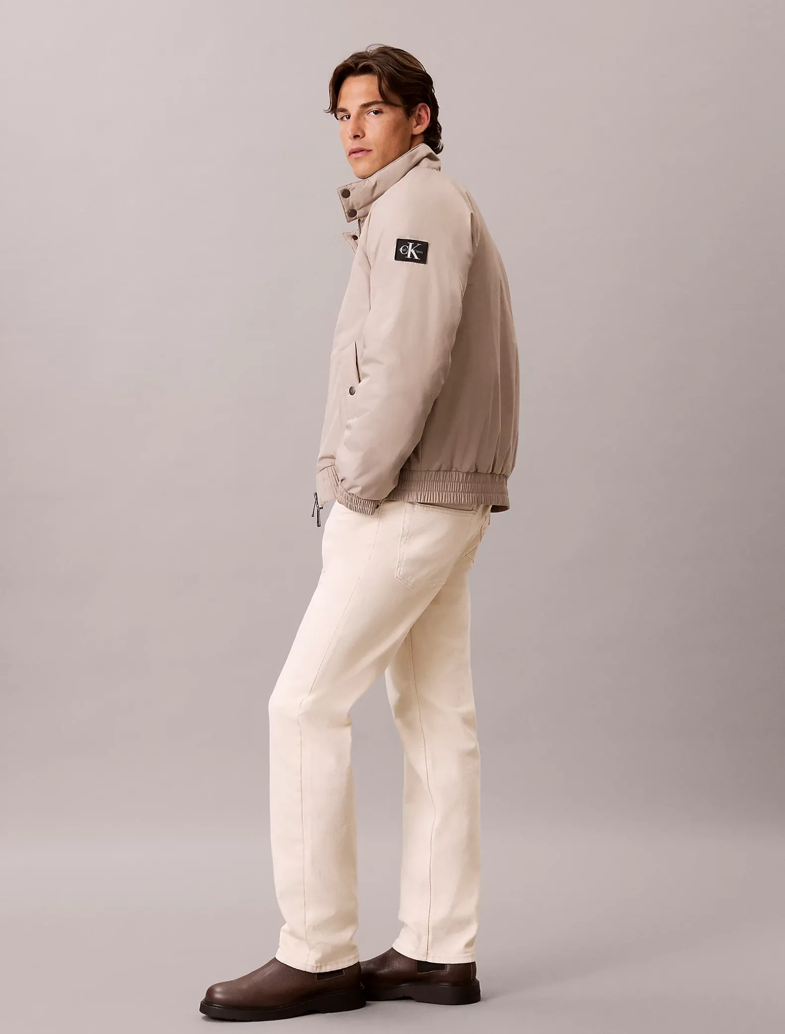 Slim straight jeans