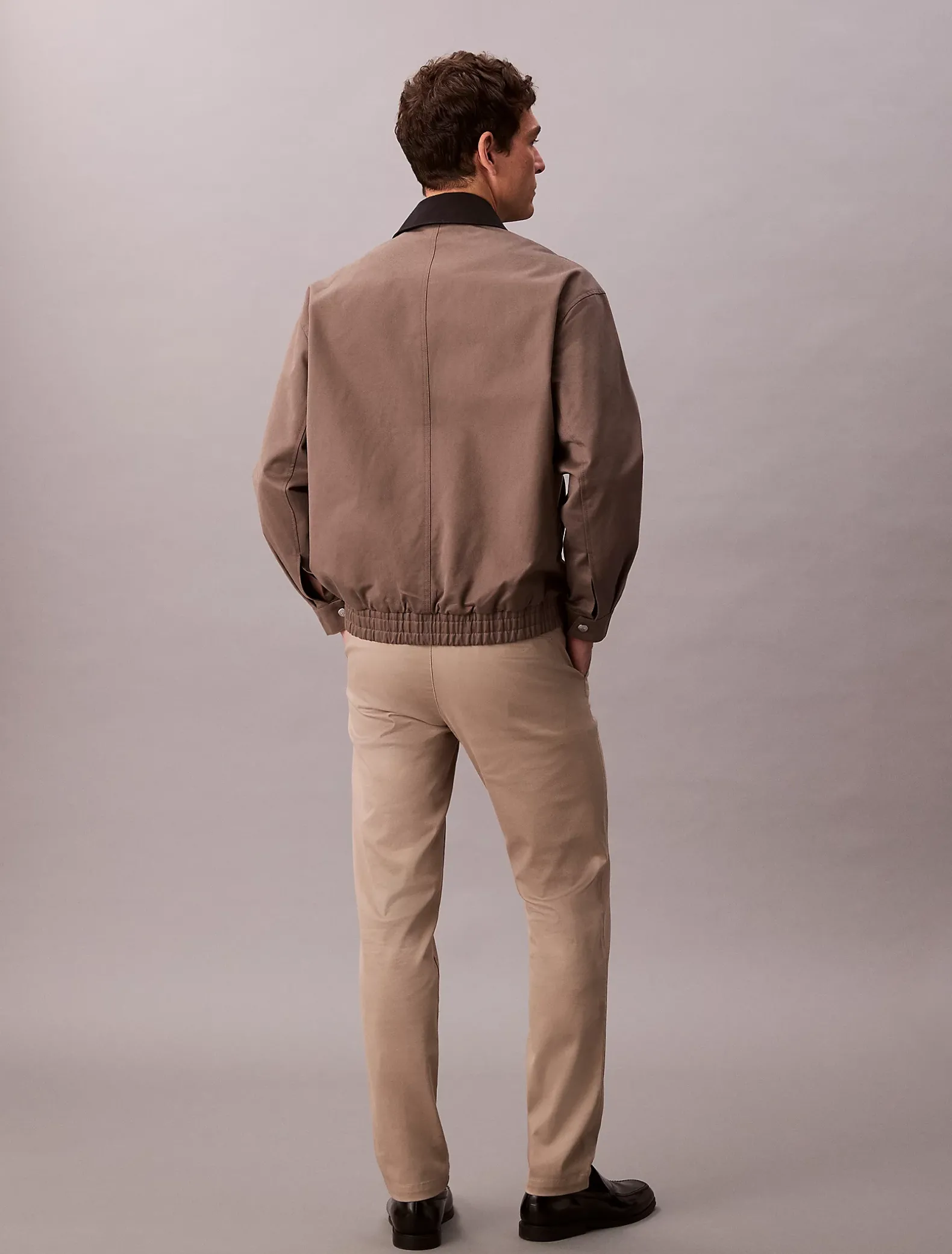 Slim stretchkatoenen chinobroek