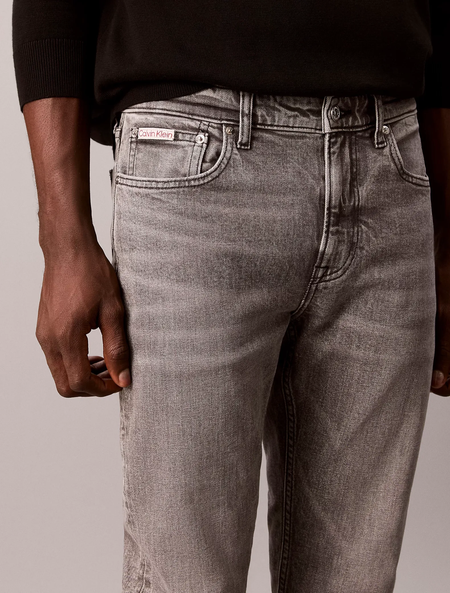 Slim tapered jeans
