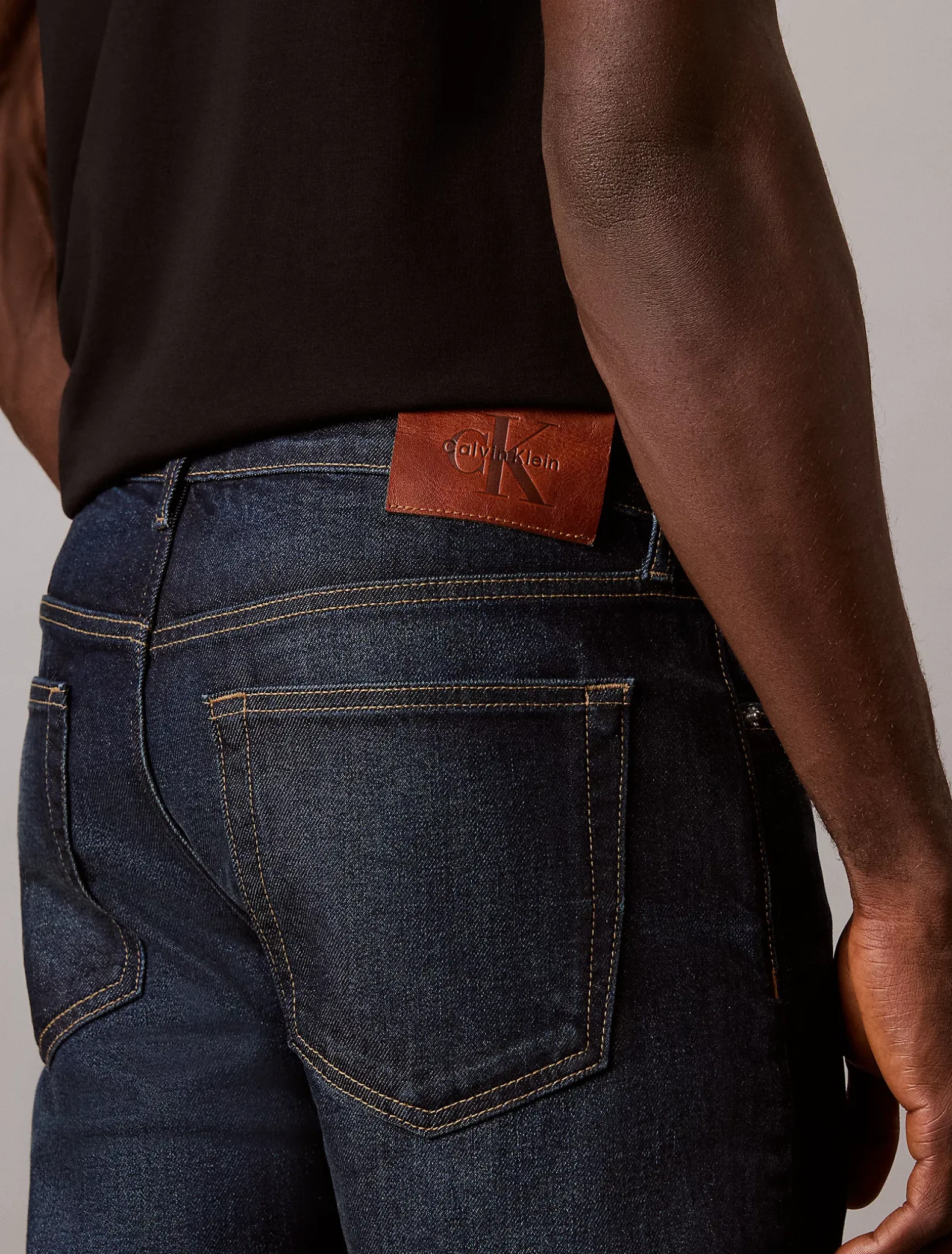 Slim tapered jeans