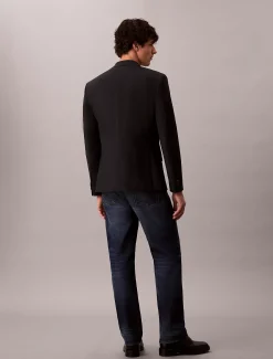 Slim tropische wollen blazer