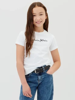 Slim T-shirt met logo