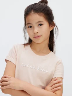 Slim T-shirt met logo