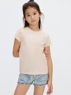Slim T-shirt met logo