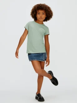 Slim T-shirt met logo