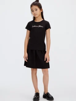 Slim T-shirt met logo