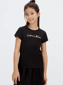 Slim T-shirt met logo