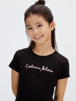 Slim T-shirt met logo