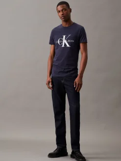 Slim T-Shirt met monogram