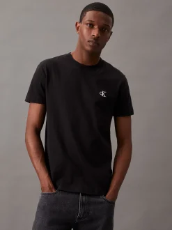 Slim T-shirt van katoen