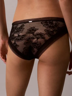 Slip - CK Black gebloemd kant