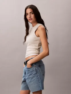 Smalle wafel racerback top