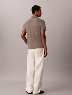 Smal poloshirt met ritskraag