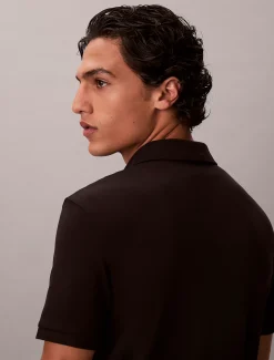 Smal poloshirt met ritskraag