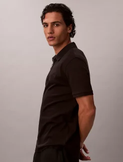 Smal poloshirt met ritskraag
