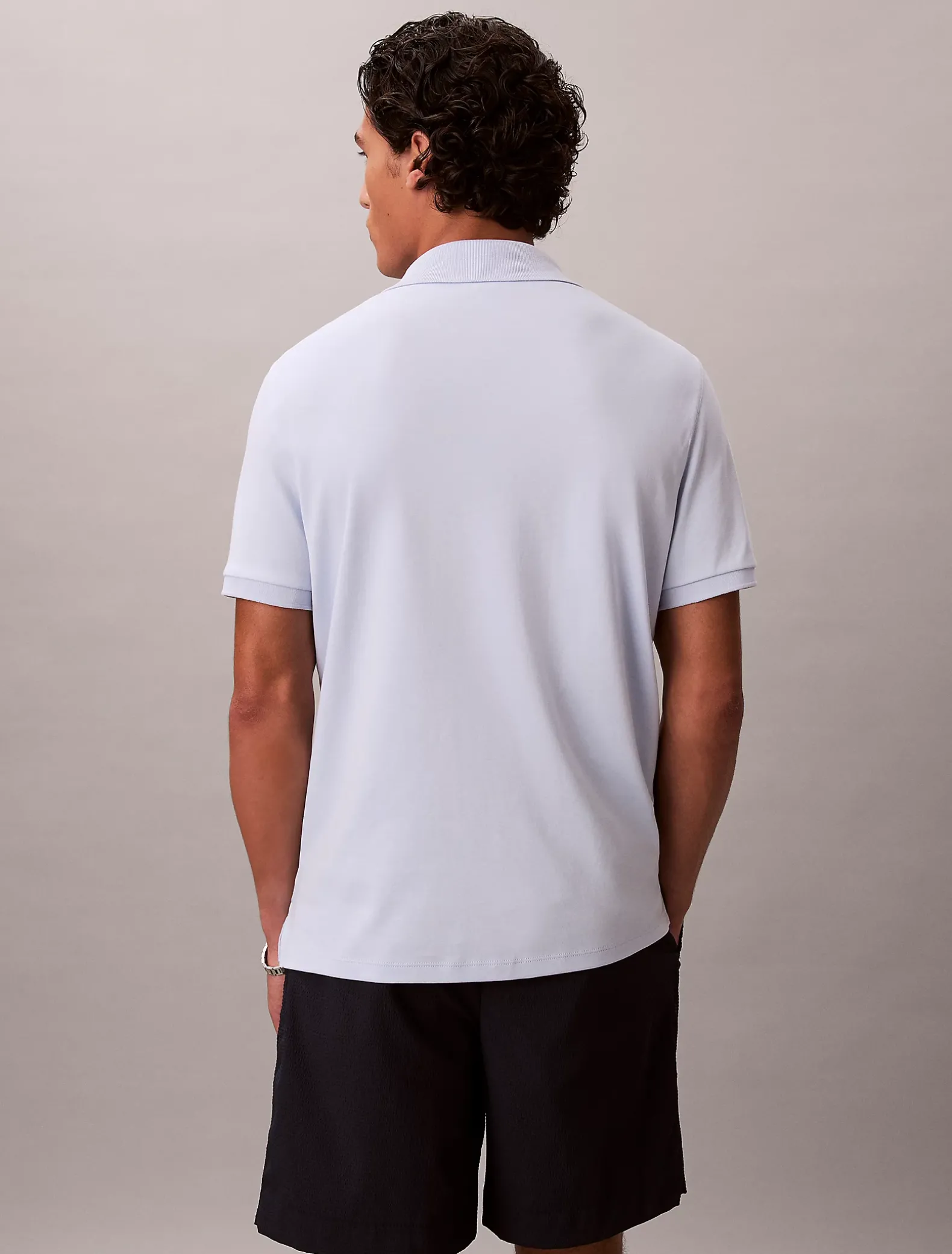 Smal poloshirt met ritskraag