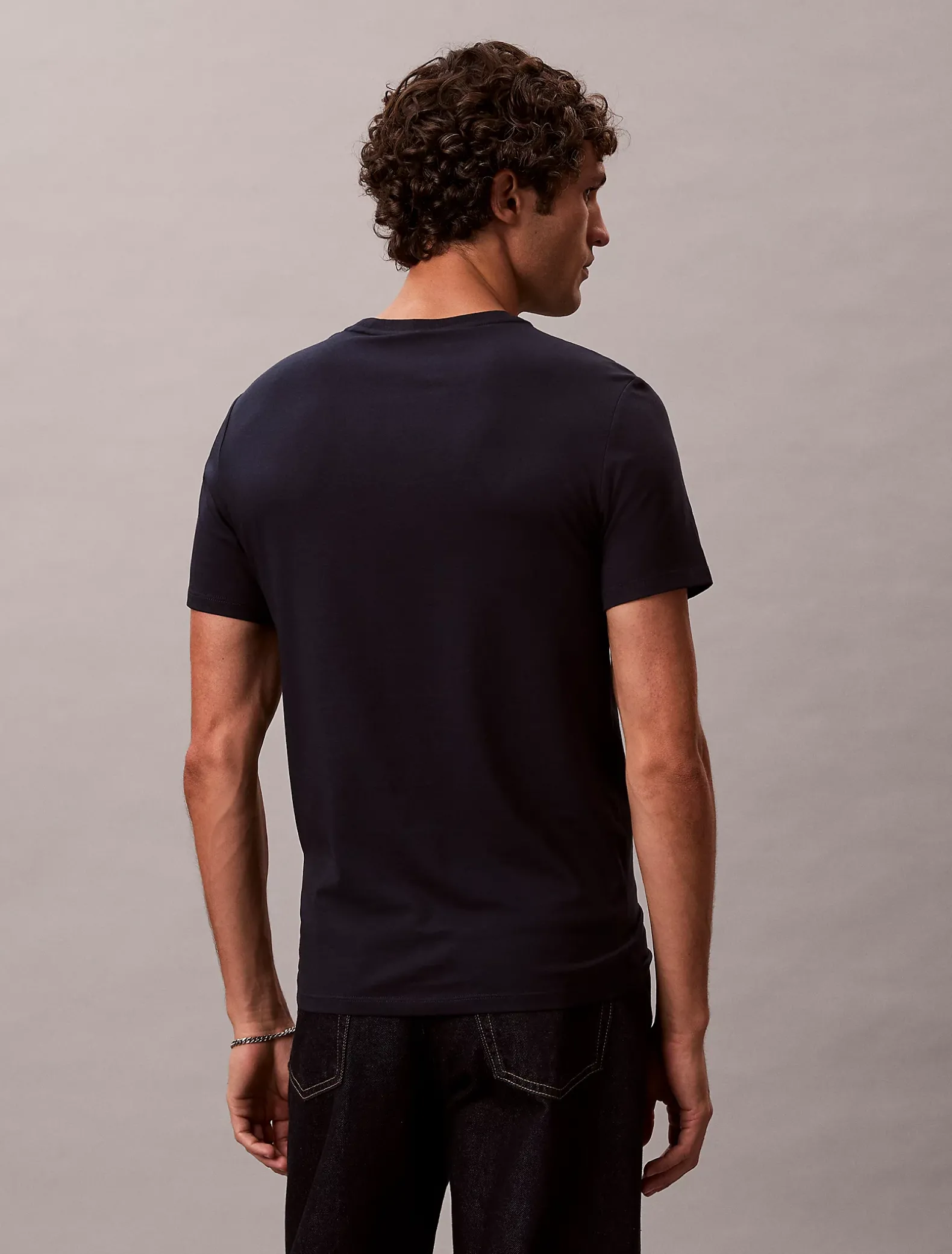 Smal T-shirt van liquid touch katoen