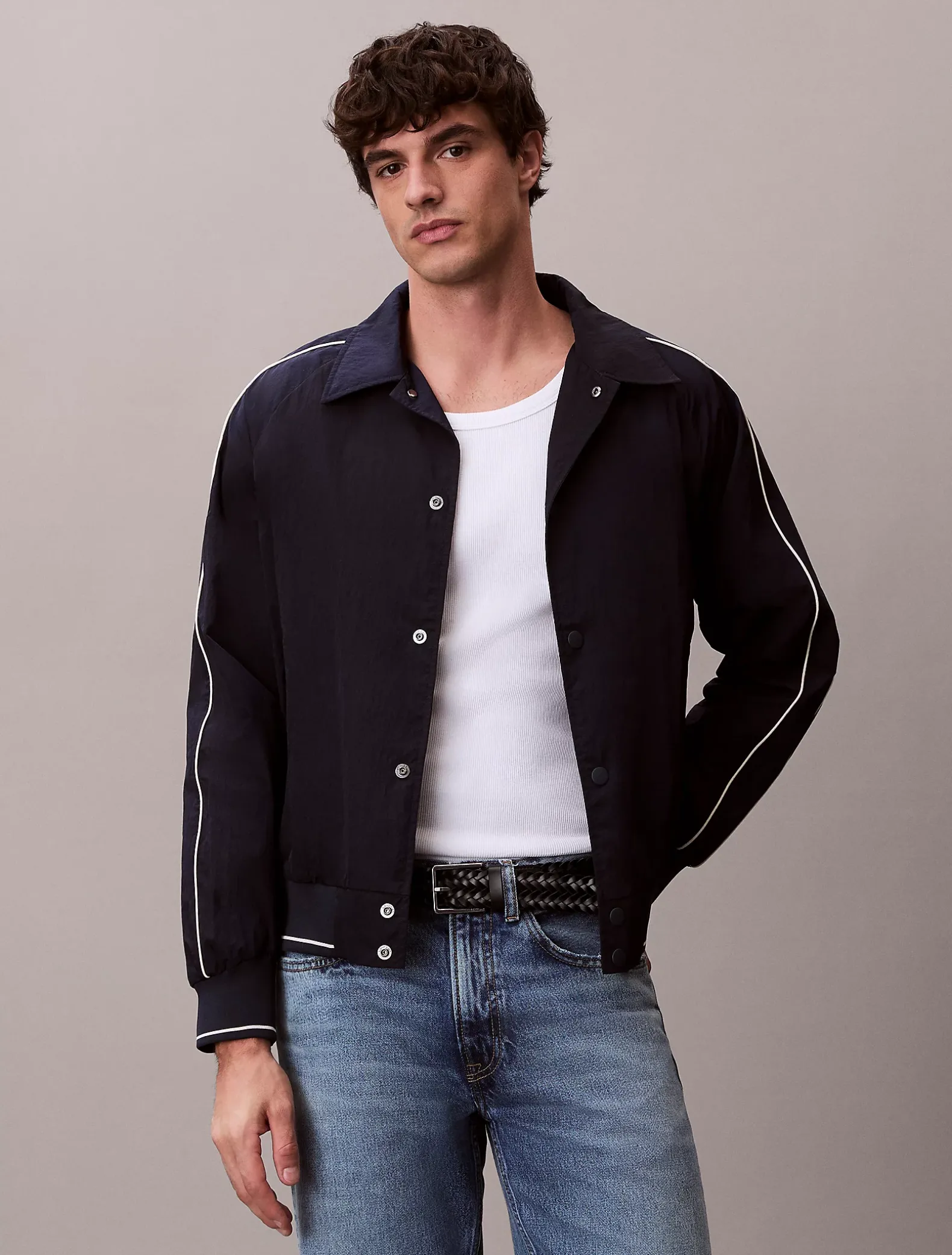 Sportief nylon bomberjack