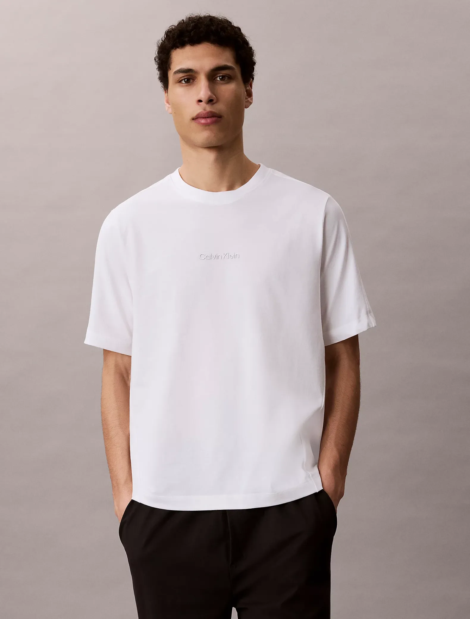 Sportief performance T-shirt van katoenmix