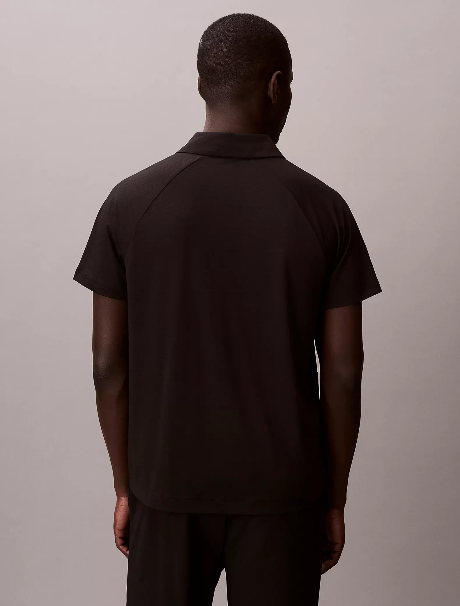 Sportief piqué poloshirt met rits