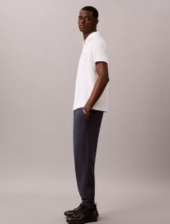 Sportief piqué poloshirt met rits