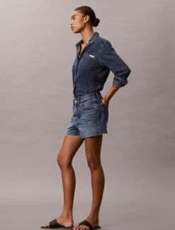 90's relaxte denim short