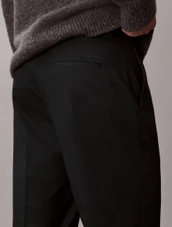90's Straight broek van gemengde viscose