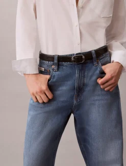 90s Straight Cotton Linen Jeans