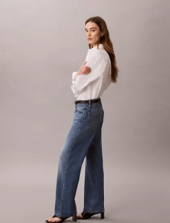 90s Straight Cotton Linen Jeans