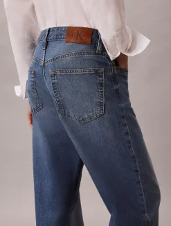90s Straight Cotton Linen Jeans