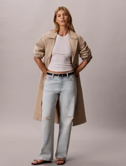 90s Straight Distressed Jeans