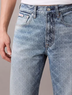 90s Straight Logo Jeans