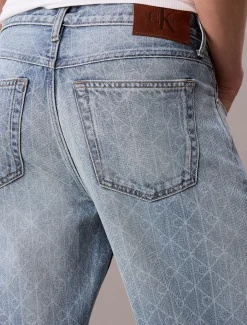 90s Straight Logo Jeans
