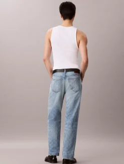 90s Straight Logo Jeans