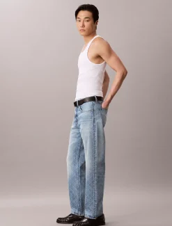90s Straight Logo Jeans
