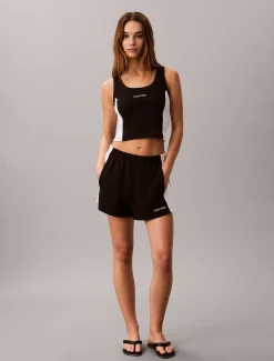 Strandshorts van jersey katoen
