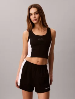 Strandshorts van jersey katoen