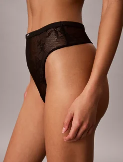 String met hoge beenuitsnijding - Eternal Floral Lace