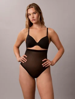 String met hoge taille - Minimalist Mesh Shapewear