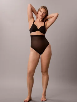 String met hoge taille - Minimalist Mesh Shapewear