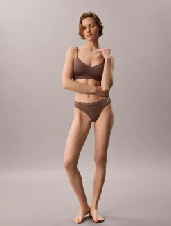 String met lage taille - Microfibre Stretch With Lace