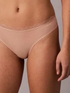 String met lage taille - Microfibre Stretch With Lace